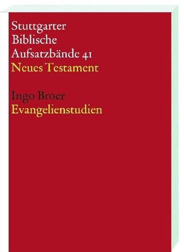 Evangelienstudien (9783460064119) by Unknown Author