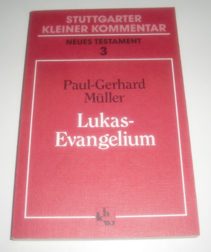Beispielbild fr Stuttgarter Kleiner Kommentar, Neues Testament, 21 Bde. in 22 Tl.-Bdn., Bd.3, Lukas-Evangelium zum Verkauf von medimops