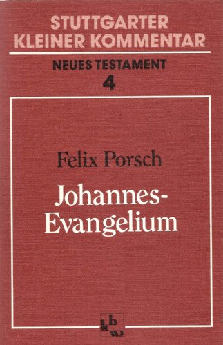 Beispielbild fr Stuttgarter Kleiner Kommentar, Neues Testament, 21 Bde. in 22 Tl.-Bdn., Bd.4, Johannes-Evangelium zum Verkauf von medimops