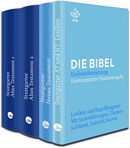 9783460440630: Stuttgarter Altes + Neues Testament + Lexikon im Paket: Kommentierte Studienausgabe. Die Bibel, revidierte Einheitsbersetzung 2017