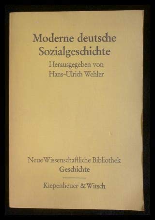 Beispielbild fr Moderne Deutsche Sozialgeschichte zum Verkauf von Anybook.com