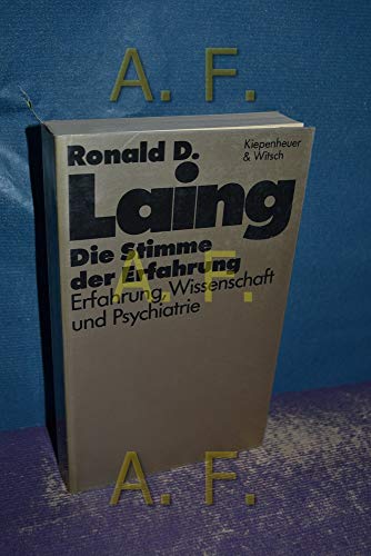 Imagen de archivo de Die Stimme der Erfahrung. Erfahrung, Wissenschaft und Psychiatrie a la venta por medimops