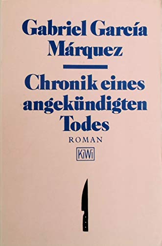 9783462015966: Chronik eines angekndigten Todes. Roman