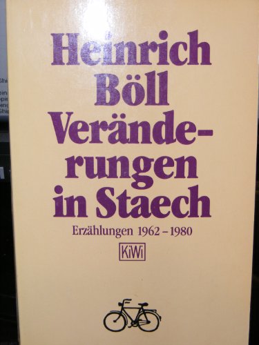 Stock image for Vernderungen in Staech. Erzhlungen 1962 - 1980 for sale by Lenzreinke Antiquariat