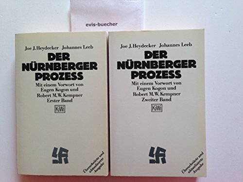 Stock image for Der Nrnberger Proze I/ II. Neue Dokumente, Erkenntnisse und Analysen.: 2 Bnde for sale by medimops