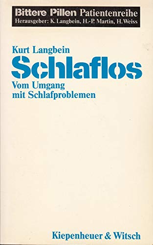 Beispielbild fr Schlaflos (6691 463). Vom Umgang mit Schlafproblemen. Ein Ratgeber zum Verkauf von Versandantiquariat Felix Mcke