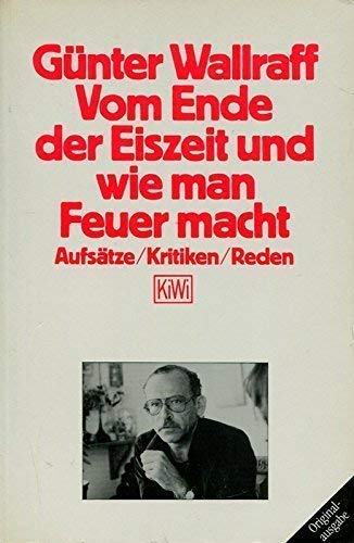 Beispielbild fr Vom Ende der Eiszeit und wie man Feuer macht. Aufstze, Kritiken, Reden zum Verkauf von Gabis Bcherlager