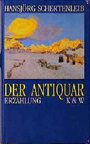 9783462021325: Der Antiquar. Erzhlung