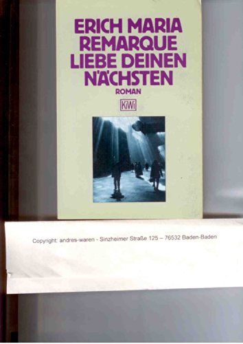 Imagen de archivo de Liebe deinen Nchsten a la venta por PRIMOBUCH