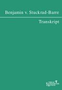 KiWi Taschenbücher, Transkript - Benjamin von Stuckrad-Barre