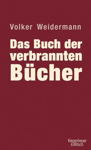 Das Buch der verbrannten Bücher