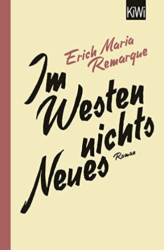 Beispielbild fr Im Westen Nichts Neues: Roman. Ohne Material. (German Edition) zum Verkauf von Textbooks_Source