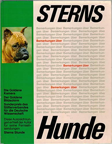 Sterns Bemerkungen über Hunde.