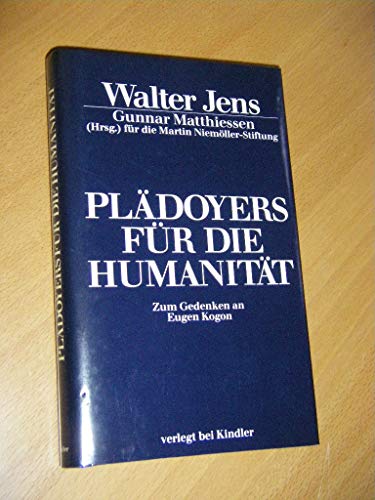 9783463401003: Pldoyers fr die Humanitt