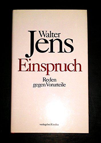 Einspruch. Reden gegen Vorurteile. (9783463402000) by Jens, Walter