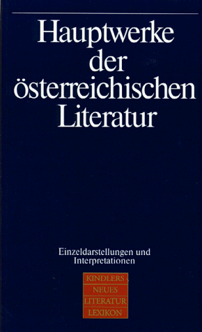 Beispielbild für Hauptwerke der österreichischen Literatur. Einzeldarstellungen und Interpretationen zum Verkauf von medimops