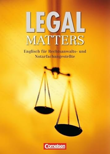 Beispielbild fr Legal Matters - First Edition: B1 - Schlerbuch zum Verkauf von medimops