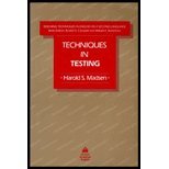 9783464035511: Techniques in Testing