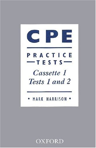 CPE Practice Tests. 2 Cassettes. (9783464128176) by Harrison, Marc