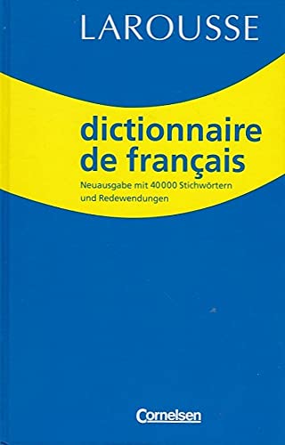 9783464200407: Dictionnaire de Francais.