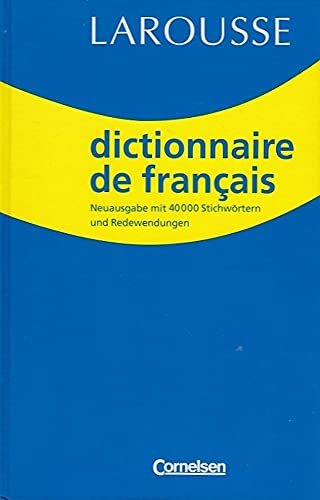 Dictionnaire de Francais. 35.000 mots pour apprendre a maitriser la langue francaise. (9783464200407) by Larousse