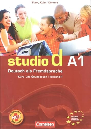 Stock image for studio d - Grundstufe: A1: Teilband 1 - Kurs- und bungsbuch mit Lerner-Audio-CD: Hrtexte der bungen for sale by medimops
