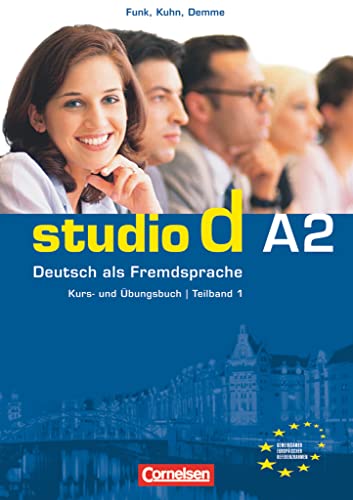 Imagen de archivo de studio d - Grundstufe: A2: Teilband 1 - Kurs- und bungsbuch mit Lerner-Audio-CD: Hrtexte der bungen: Einheit 1 - 6 - Europischer Referenzrahmen A2. Deutsch als Fremdsprache, Kurs- und bungsbuch a la venta por medimops