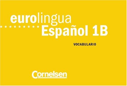 Beispielbild fr eurolingua - Espaol: Eurolingua Espanol, Vocabulario zum Verkauf von medimops