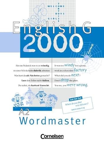 English G 2000, Ausgabe A, Zu Band 2 Wordmaster (9783464350423) by Vettel, Franz; Neudecker, Wolfgang; Schwarz, Hellmut