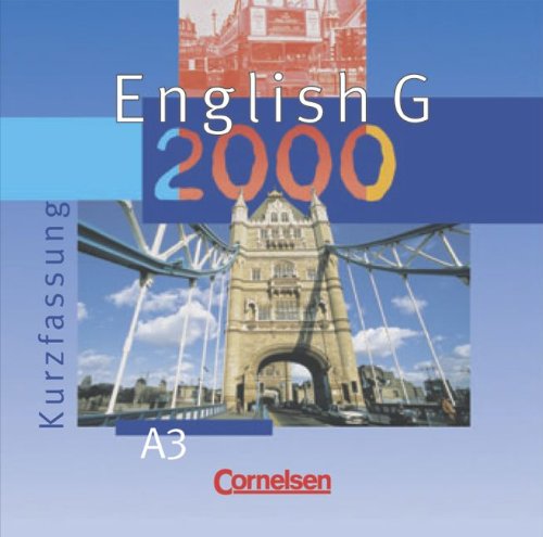 Beispielbild fr English G 2000, Ausgabe A, Zu Band 3 1 CD-Audio zum Schlerbuch (Kurzfassung) zum Verkauf von medimops