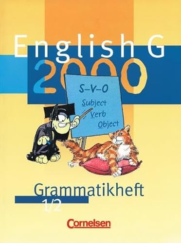 9783464357637: English G 2000. Ausgabe A/B/D 1/2. Grammatikheft.