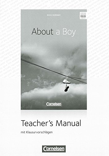 Imagen de archivo de About a boy - teacher's manual a la venta por medimops
