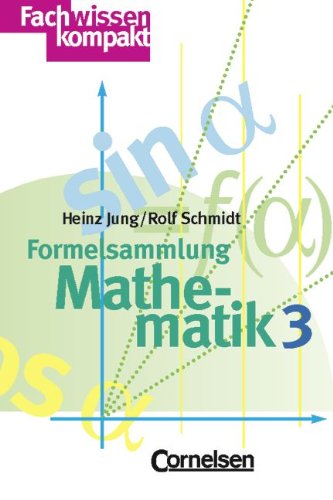 Stock image for Fachwissen kompakt: Formelsammlung Mathematik, Bd.3, Trigonometrie for sale by medimops