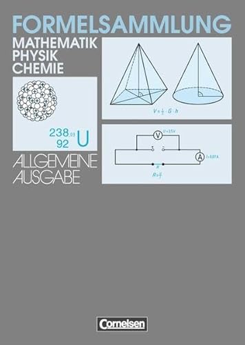 Stock image for Formelsammlungen Sekundarstufe I - Alle Bundeslnder: Mathematik - Physik - Technik - Chemie: Formelsammlung Realschule for sale by medimops