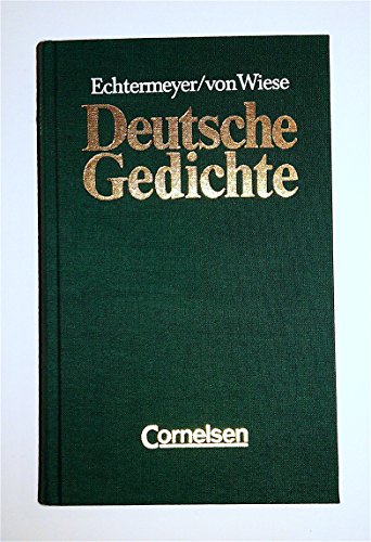 Imagen de archivo de Deutsche Gedichte. Von den Anfängen bis zur Gegenwart. Auswahl für Schulen. (Lernmaterialien) (German Edition) a la venta por ThriftBooks-Dallas