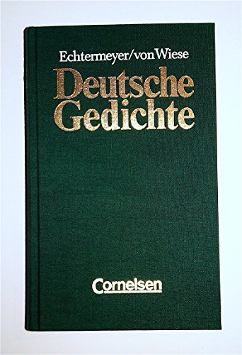 Stock image for Deutsche Gedichte. Von den Anfängen bis zur Gegenwart. Auswahl für Schulen. (Lernmaterialien) (German Edition) for sale by Half Price Books Inc.