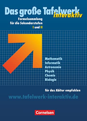 Beispielbild fr Das groe Tafelwerk interaktiv. Ein Tabellen- und Formelwerk fr den mathematisch-naturwissenschaftlichen Unterricht in den Sekundarstufen I und II. [Mathematik, Informatik, Astronomie, Physik, Chemie, Biologie. Fr das Abitur empfohlen]. zum Verkauf von Steamhead Records & Books