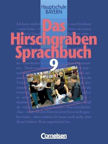 9783464605899: Das Hirschgraben Sprachbuch - Bisherige Ausgabe fr Hauptschulen in Bayern: 9. Jahrgangsstufe - Schlerbuch