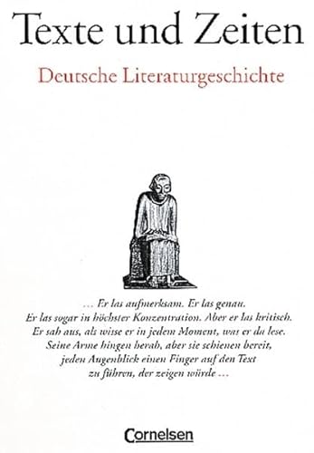 Beispielbild fr Texte und Zeiten. Deutsche Literaturgeschichte. (Lernmaterialien) zum Verkauf von Better World Books