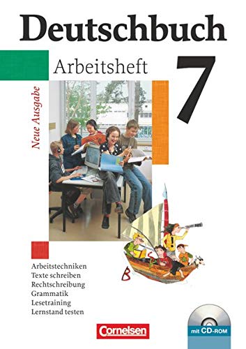 Imagen de archivo de Deutschbuch - Gymnasium - Allgemeine Ausgabe: 7. Schuljahr - Arbeitsheft mit Lsungen und bungs-CD-ROM a la venta por medimops