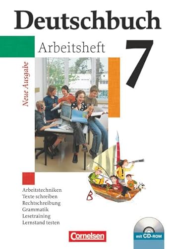 Stock image for Deutschbuch - Gymnasium - Allgemeine Ausgabe: 7. Schuljahr - Arbeitsheft mit Lsungen und bungs-CD-ROM for sale by medimops