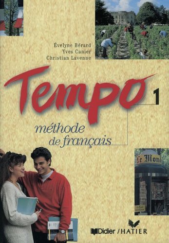 Beispielbild fr Tempo, Bd.1, Livre de l' eleve: Methode de francais zum Verkauf von medimops