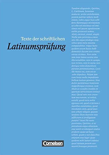 Prüfungstexte Latinum.