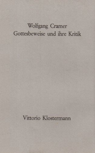 9783465000709: Gottesbeweise und ihre Kritik