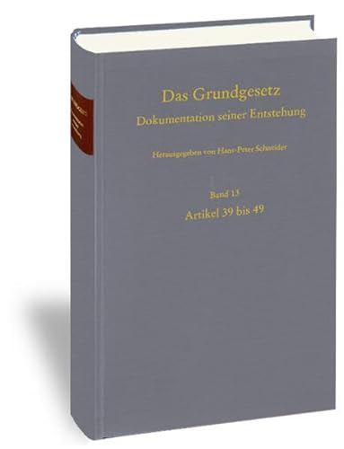 Stock image for Grundgesetz Dokumentation (13) for sale by ISD LLC