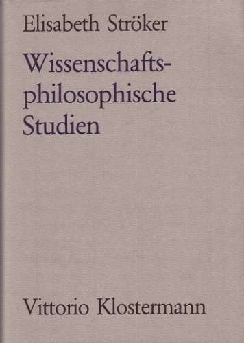 9783465018520: Wissenschaftsphilosophische Studien