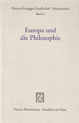 9783465025719: Europa und die Philosophie