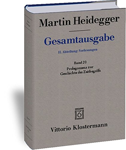 Imagen de archivo de Martin Heidegger, Gesamtausgabe. II. Abteilung a la venta por Blackwell's