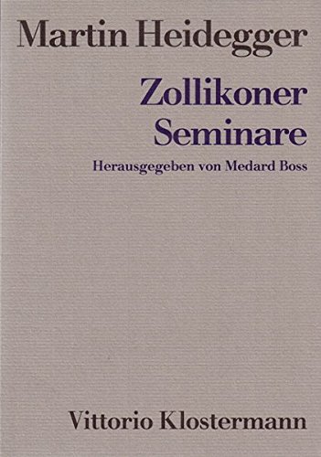 9783465034599: Zollikoner Seminare: Protokolle - Zwiegesprache - Briefe