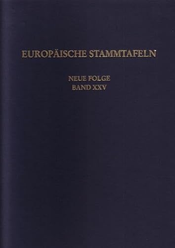 Beispielbild fr Europische Stammtafeln : Neue Folge Band 25 (XXV) Rund um die Ostsee Teil 4. zum Verkauf von Antiquariat KAMAS